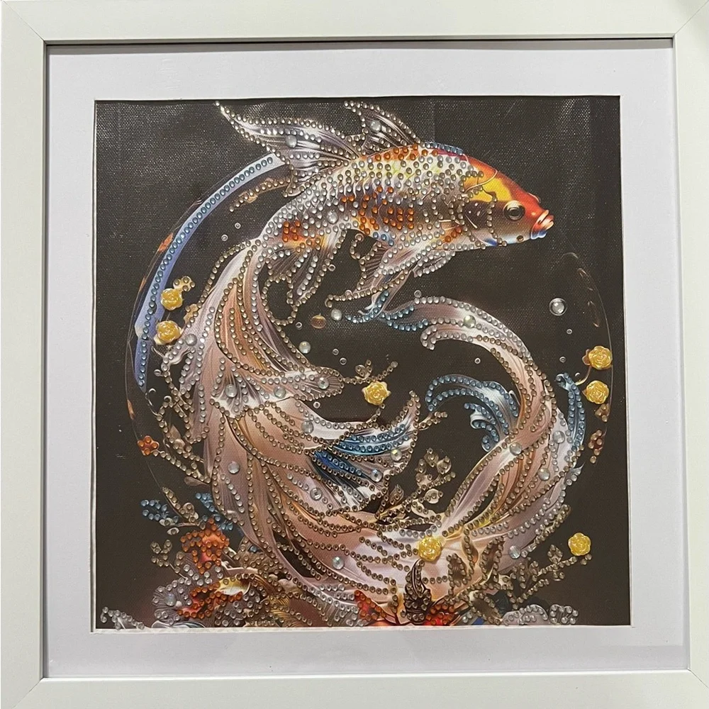 Colorful Fish Art Print, 12*12”